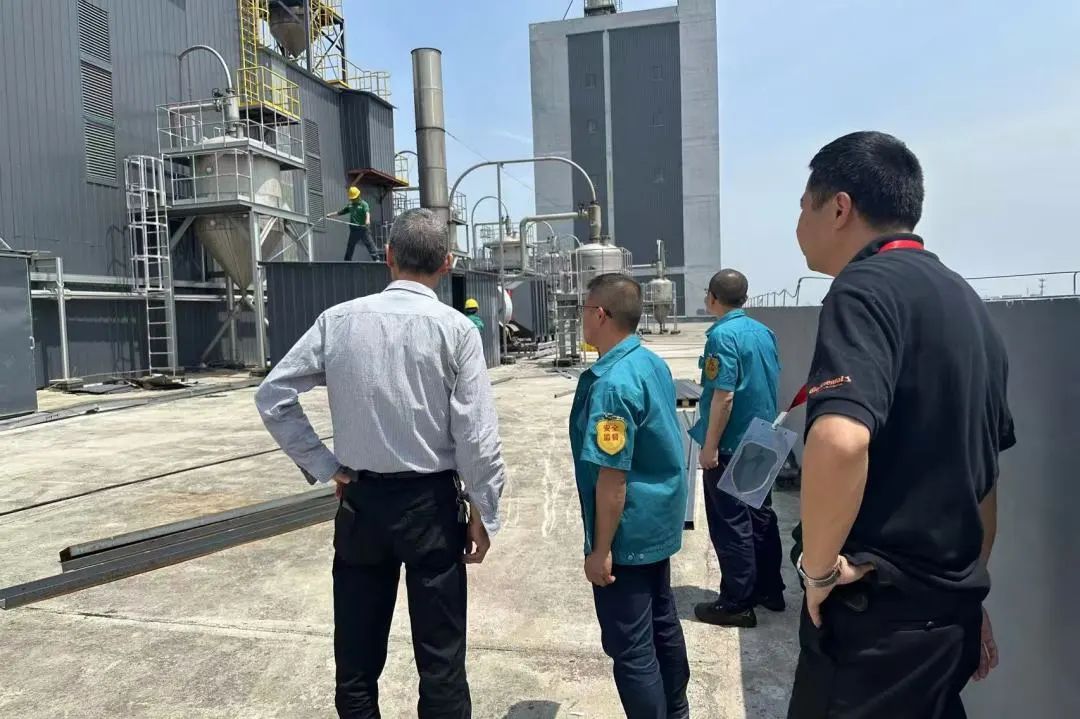 Changshu polyester yana aiwatar da binciken aminci kafin hutu na yau da kullun