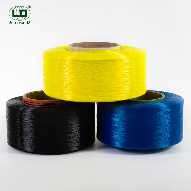 Babban Tenacity Ƙananan Ƙunƙasa Anti UV Polyester Filament Yarn
